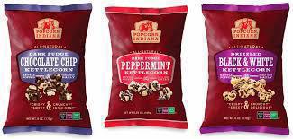 Gluten-free chocolate drizzled popcorn from Popcorn Indiana